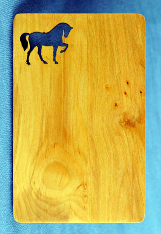Wood Board, horse - Click Image to Close