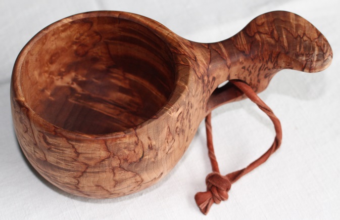 Paw Kuksa Curly Birch - Click Image to Close