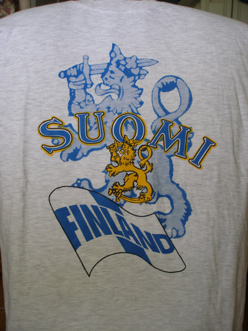 Suomi Finland Lion & Flag T-shirt