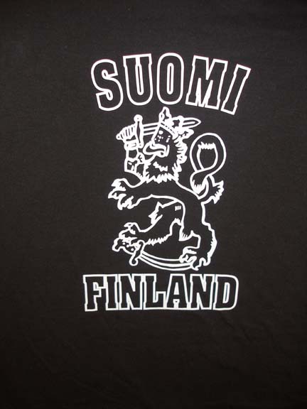Finnish Lion Black T-shirt