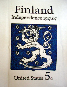Finland Independence Stamp 1967 - Click Image to Close