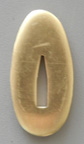 Bolster Guard Brass V 1.4"