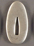 Bolster Guard Nickel Silver V 1.4"