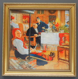 Tiles with frames – Carl Larsson images