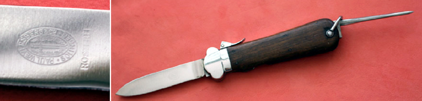 Paul Weyersberg, WWII Parachutist's knife