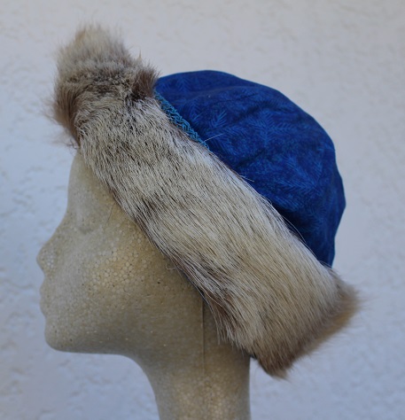 SOLD - Reindeer Blue Hat - SOLD
