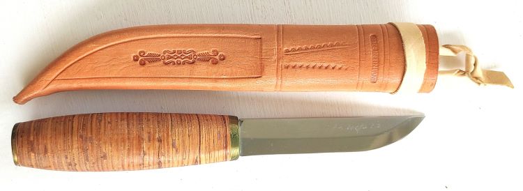 Birch Bark Handle Puukko