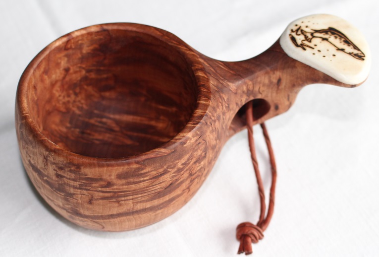 Paw Kuksa with Antler Art - Click Image to Close