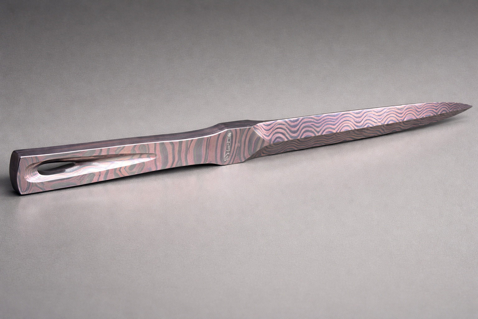 Bill Buchner: Forged Titanium Damascus