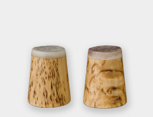 Thimbles, Curly Birch & Reindeer Antler - Click Image to Close