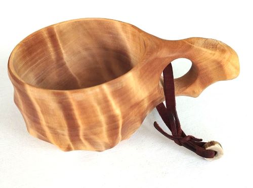 Kuhmu Birch Burl 1 Hole Kuksa